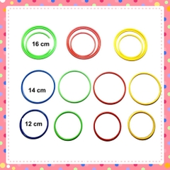 Vòng nhựa ném cổ chai, vòng ném trúng( vòng 12cm - 13,5cm - 14,5 cm - 16cm)