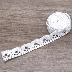 Ren Chỉ Trắng Trang Trí  diềm khung sản phẩm Handmade - Steam mầm non set 5 mét/1 cuộn
