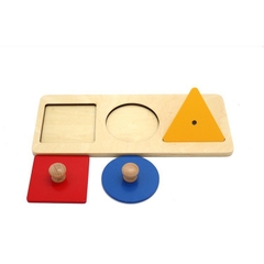 Set 5 Bảng Ghép Hình gỗ Giáo Cụ Montessori - Đồ Chơi Phát Triển Tư Duy Phối Hợp Tay Mắt