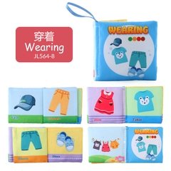 Sách vải  kích thích thị giác với nhiều chủ đề bằng tiếng anh giúp bé vừa học vừa chơi