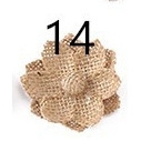 Nơ Vải bố handmade trang trí quà tặng lễ hội, Steam mầm non ( Combo 5 cái)