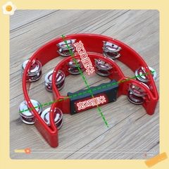 Lục lạc xúc xắc nhiều màu sắc, xắc xô,cầm tay loại nhạc cụ tambourine loại to đẹp