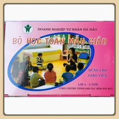 Bộ đồ học toán 3 - 4 - 5 tuổi theo chủ đề dành cho giáo viên mầm non