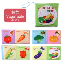 Sách vải  kích thích thị giác với nhiều chủ đề bằng tiếng anh giúp bé vừa học vừa chơi