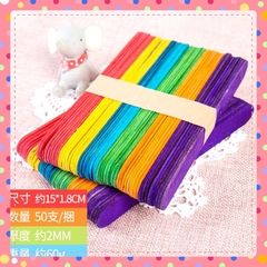Que kem gỗ màu làm thủ công handmade mô hình mầm non - tiểu học