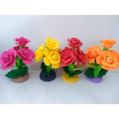 Cây hoa vải dạ làm thủ công hanmade trang trí mầm non - tiểu học