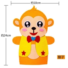 Rối  kể chuyện Con Rối Bàn Tay Hình Động Vật Cho Bé làm thủ công - MẦM NON