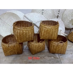 Đồ mây tre đan thủ công trang trí góc STEAM deco chợ quê  mầm non - tiểu học