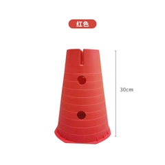Set bộ 8 chóp nón 4 gậy ( chóp cao 30cm) chóp vận động mầm non - tiểu học