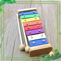 Đàn mộc cầm xylophone Giscoo hợp kim nhôm, tiếng vang, 8 nốt KÍCH THÍCH TƯ DUY ÂM NHẠC
