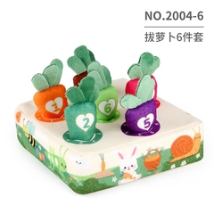 Đồ chơi vải “Nhổ cà rốt ” giáo dục sớm phát triển kỹ năng - tư duy sớm cho trẻ mầm non