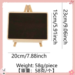 BẢNG ĐEN MINI GỖ ĐỂ BÀN – TRANG TRÍ & GHI CHÚ SIÊU XINH MẦM NON - TIỂU HỌC