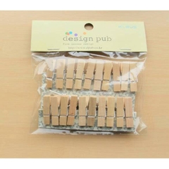 Set 10 kẹp gỗ treo ảnh trang trí tặng kèm 2 m dây hoạt hình nhiều mẫu