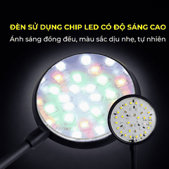 Đèn Máng Tròn - 3 Chế Độ Màu - Tăng/Giảm Ánh Sáng - VL362