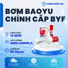 Bơm Nước Hồ Cá Baoyu BY-F có Chỉnh 9-12 cấp