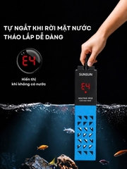 Sưởi bể cá Sunsun ARF thế hệ mới - Chỉnh nhiệt độ bên ngoài, hiển thị nhiệt độ chính xác