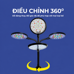 Đèn Máng Tròn - 3 Chế Độ Màu - Tăng/Giảm Ánh Sáng - VL362