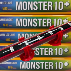 Đèn Ống Aqua+ Monster M10 - 2 Hàng LED - Đỏ Cá Không Đỏ Nước - 11 Chế Độ Màu