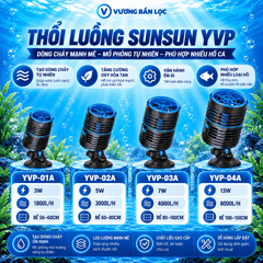 Máy thổi luồng SUNSUN YVP - Thổi luồng, tạo sóng bể cá cảnh - Máy đơn