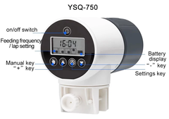 Máy Cho Cá Ăn Tự Động Yee - Có màn hình LCD