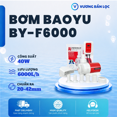Bơm Nước Hồ Cá Baoyu BY-F có Chỉnh 9-12 cấp