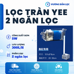 Lọc Tràn YEE Kẹp Thành Hồ 2-4 Ngăn Lọc