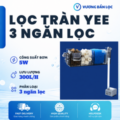 Lọc Tràn YEE Kẹp Thành Hồ 2-4 Ngăn Lọc