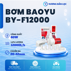 Bơm Nước Hồ Cá Baoyu BY-F có Chỉnh 9-12 cấp