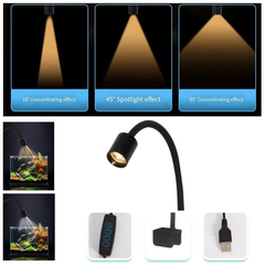 Đèn Rọi Chỉnh Tiêu Cự - 3 Chế Độ Màu - Tăng/Giảm Ánh Sáng