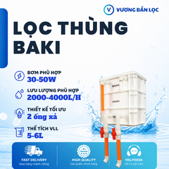 Lọc Thùng Baki KHÔNG Giấu Bơm