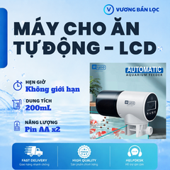 Máy Cho Cá Ăn Tự Động Yee - Có màn hình LCD