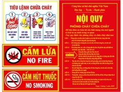Cơ sở bán Bộ nội quy tiêu lệnh PCCC tại quận Hoàng Mai