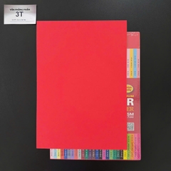 Giấy A4 80GSM (giấy mềm) PGrand màu ĐỎ