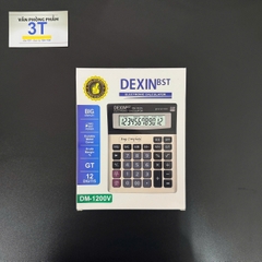 Máy Tính Để Bàn Dexin DM-1200V 12 Số Màn Hình Lớn Dùng Hai Nguồn