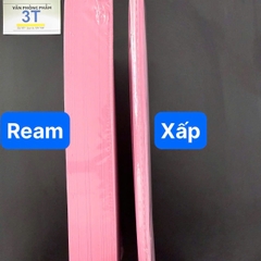 Giấy A4 70GSM (giấy mềm) màu HỒNG