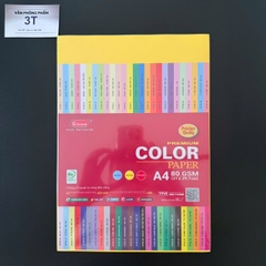 Giấy A4 80GSM (giấy mềm) PGrand màu VÀNG CHANH