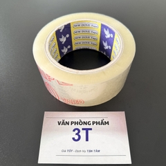 Băng keo trong New Dove Tape 46.5mm x dày keo hơn 12mm x 50 mic