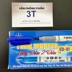 Bút lông dầu đầu nhỏ G-STAR CD-01 mực Xanh