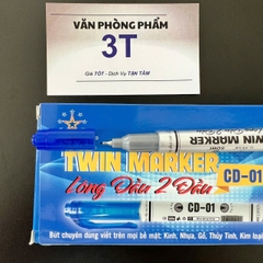 Bút lông dầu đầu nhỏ G-STAR CD-01 mực Xanh