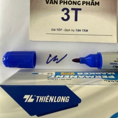 Bút lông dầu đầu lớn Thiên Long chính hãng PM-09 mực Xanh