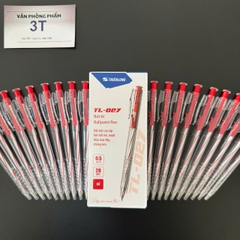 Bút bi chính hãng Thiên Long TL-027 0.5mm Mực Đỏ