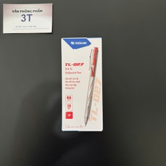 Bút bi chính hãng Thiên Long TL-027 0.5mm Mực Đỏ