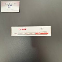 Bút bi chính hãng Thiên Long TL-027 0.5mm Mực Đỏ