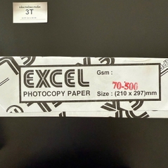 Giấy A4 trắng Excel 70GSM 500 tờ (Ream nặng hơn 2,2kg)