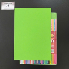 Giấy A4 80GSM (giấy mềm) PGrand màu XANH LÁ