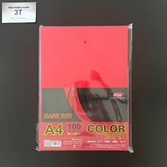 Giấy bìa A4 160GSM (giấy cứng) PGrand màu ĐỎ ĐÔ