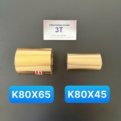 Giấy in nhiệt Limi K80 lõi nhỏ 19mm chuẩn kích thước (Dùng cho máy in nhiệt Thu Ngân)