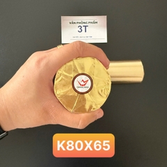 Giấy in nhiệt Limi K80 lõi nhỏ 19mm chuẩn kích thước (Dùng cho máy in nhiệt Thu Ngân)
