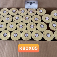 Giấy in nhiệt Limi K80 lõi nhỏ 19mm chuẩn kích thước (Dùng cho máy in nhiệt Thu Ngân)