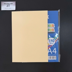 Giấy bìa A4 180GSM (giấy cứng) TH màu Pastel
